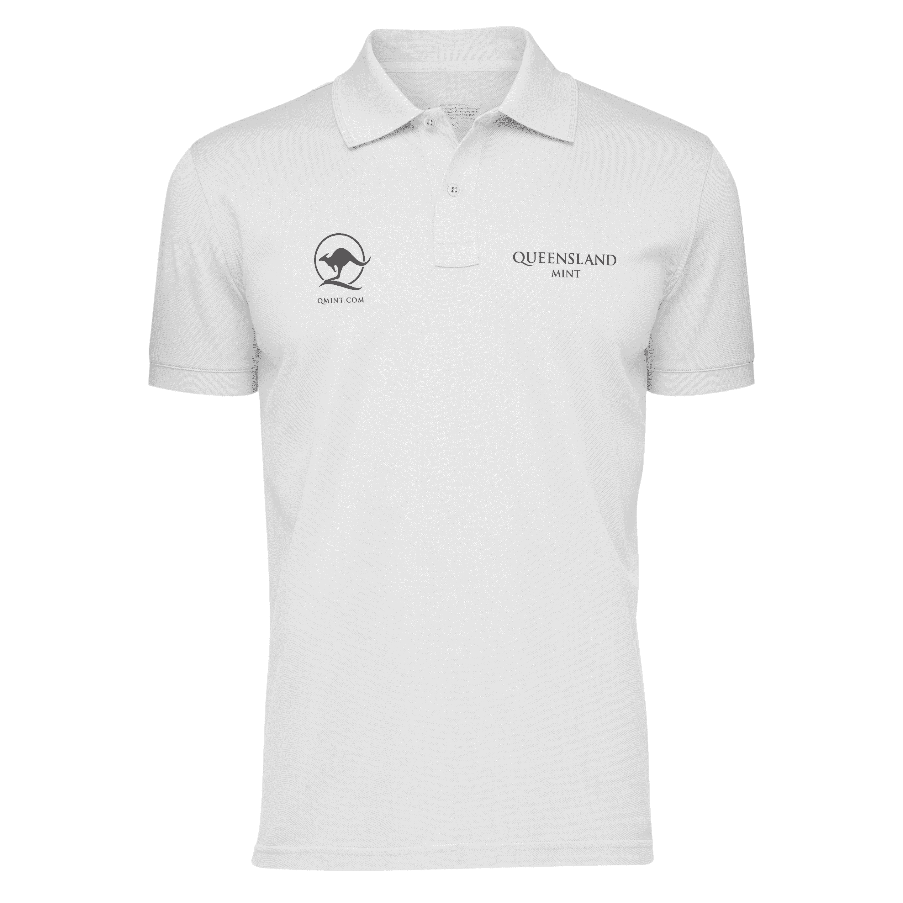 Picture of Queensland Mint Polo White Extra Large