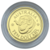 Picture of 2011 Australian 1/10th oz Gold $10 Ram's Head Dollar Proof Coin in Original Outer Box