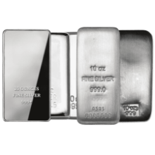 Picture of 5 x 10oz Vaults Choice Silver Bar
